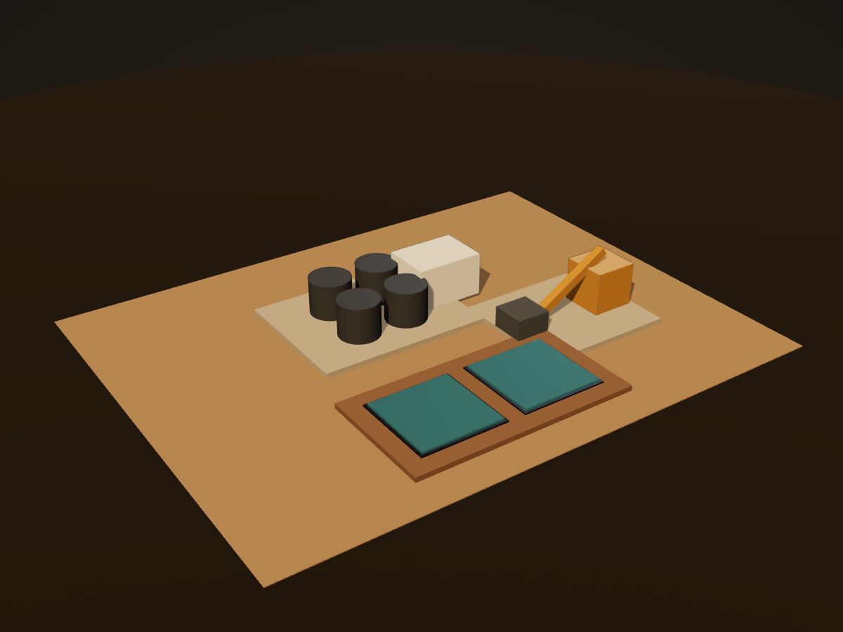 Modelo 3D ilustrativo de Planta ADR, trituración y piletas