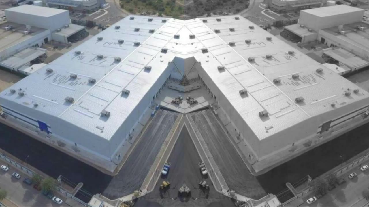 Vista aérea de la nave
