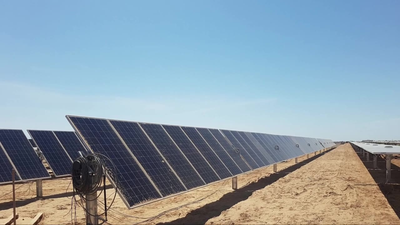 Mesas de paneles instaladas